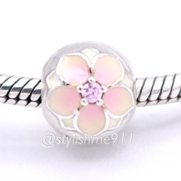 Authentic Pandora Magnolia Bloom Clip - 792078PCZ - Picture 1 of 11